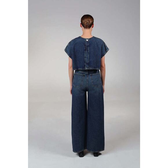 NWT Etica X Anthropologie Marley Ultra High Rise Baggy Jean in Terranea Size 29 - Picture 3 of 10